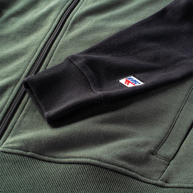 Hi-Tec Heren sabarin full zip hoodie UTIG446_deepforestblack large