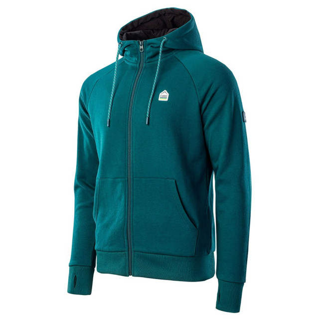 Elbrus Heren rufo full zip hoodie UTIG1191_deepteal large