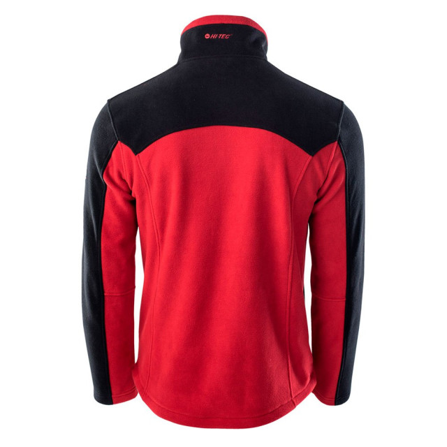 Hi-Tec Heren monar full zip fleecejack UTIG166_darkredblack large