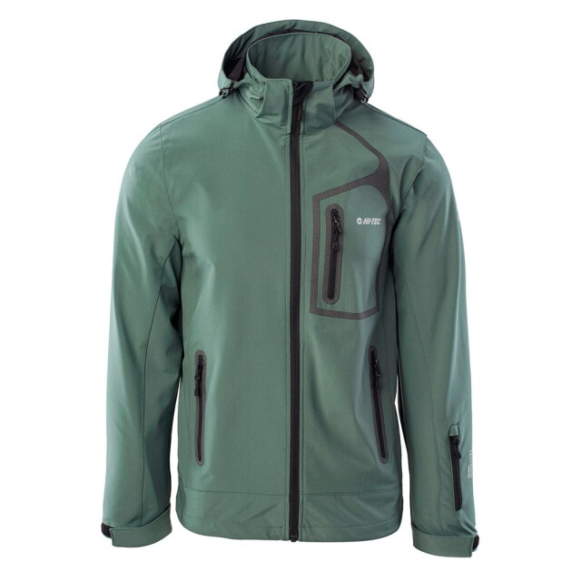Hi-Tec Heren nils soft shell jas UTIG165_darkforest large