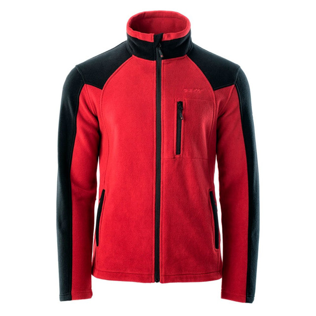 Hi-Tec Heren monar full zip fleecejack UTIG166_darkredblack large