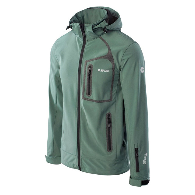 Hi-Tec Heren nils soft shell jas UTIG165_darkforest large