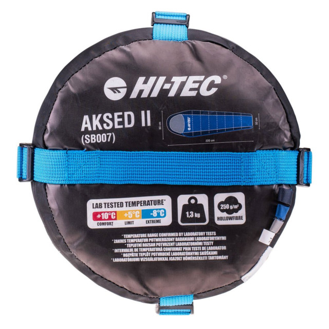 Hi-Tec Aksed ii gewatteerde slaapzak voor wandelen UTIG2054_princessbluedressbluesharkskin large