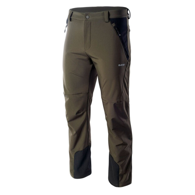 Hi-Tec Heren astoni softshell wandelbroek UTIG1560_olivegreenblack large