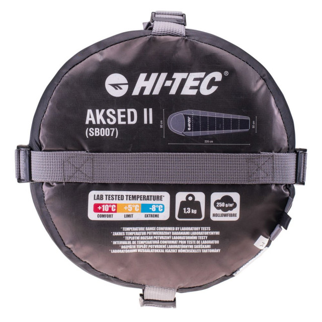 Hi-Tec Aksed ii gewatteerde slaapzak voor wandelen UTIG2054_stretchlimosteelgrey large