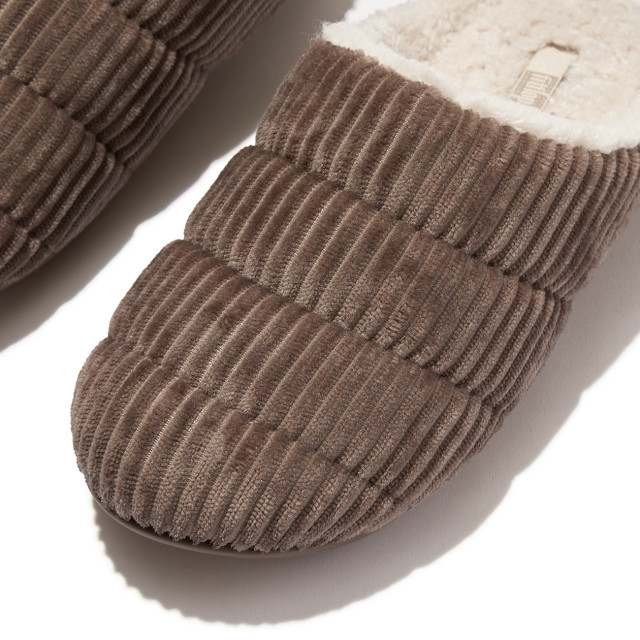 FitFlop Chrissie fleece-lined corduroy slippers GQ3 large