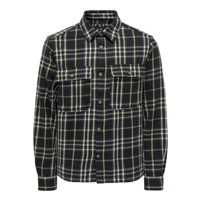 Only & Sons Onsscott ls check flannel overshirt 5309.89.0129 large