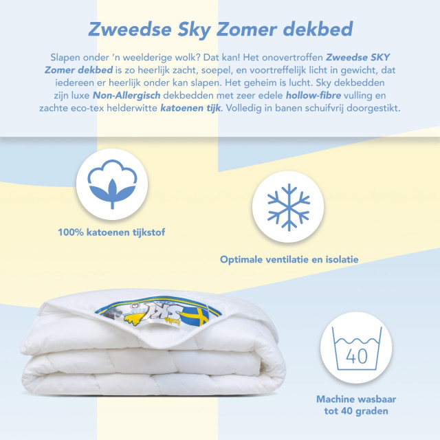 Swedish Sky Luxe non-allergisch wasbaar zomer dekbed 240x200cm 2578862 large