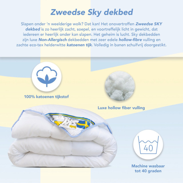 Swedish Sky Luxe non-allergisch wasbaar all-year dekbed 240x220cm 2578870 large