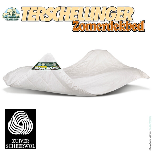 Terschellinger Wolweelde Terschellinger zomer dekbed | zuiver scheer wollen zomer dekbed | luchtig, licht 3059831 large