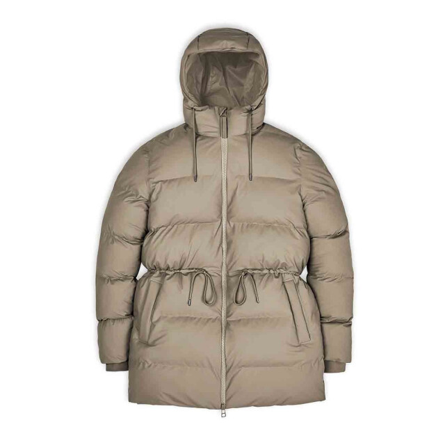 Rains 15370 puffer w jacket taupe 15370 large