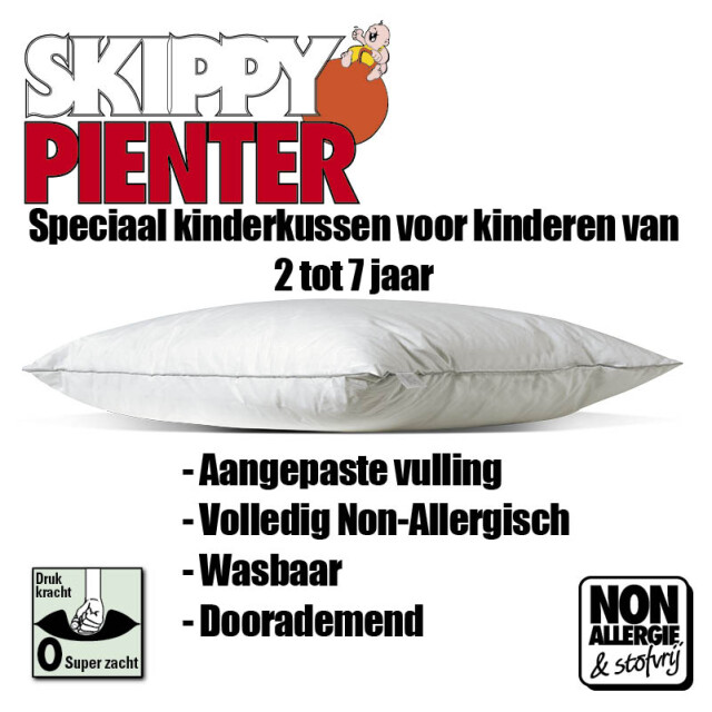 NachtrustOnline Skippy pienter | uniek kinderkussen non-allergisch | speciaal kinderkussen voor 3060039 large