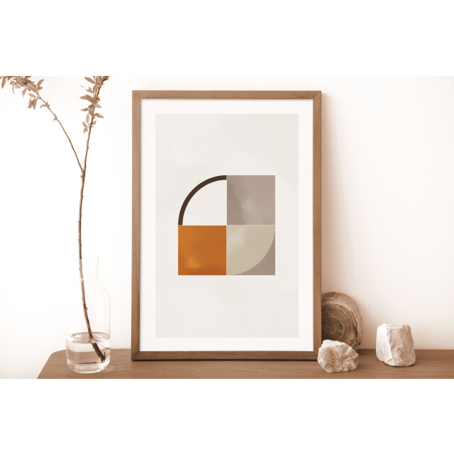 HomeDeco Set van 4 unieke a4 prints minimal japandi 2418674 large