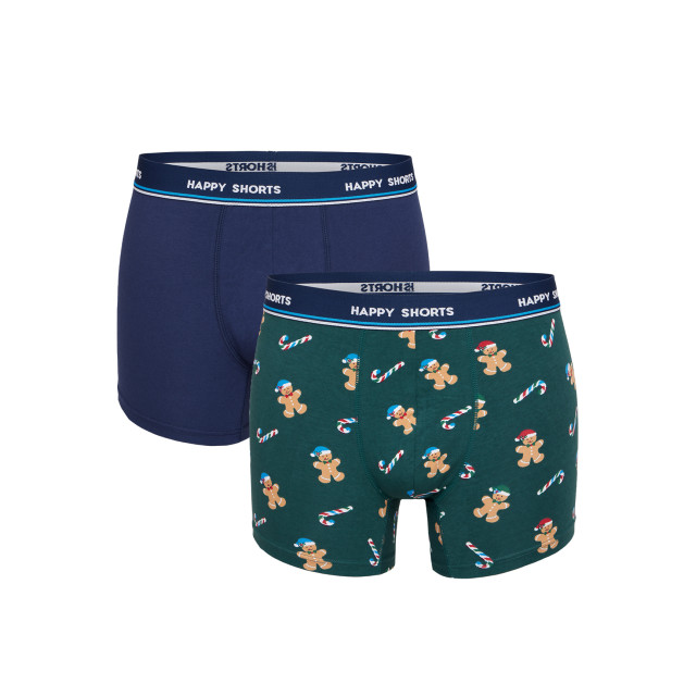 Happy Shorts 2-pack kerst boxershorts heren kerst print HS-J-926 large