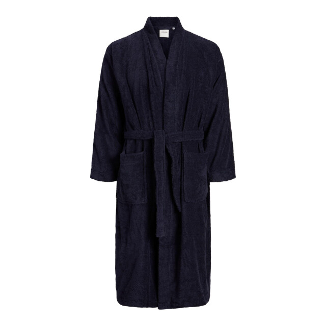 Jack & Jones Badjas heren badstof jacsolid bathrobe donker 12243624-B large