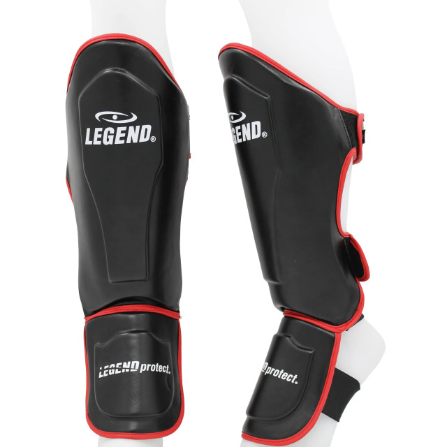 Legend Sports Kickboks scheenbeschermers legend best heren/dames zwart- pu TSG01RDM large