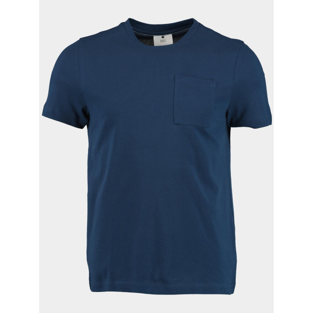 Bos Bright Blue T-shirt korte mouw cooper t-shirt pique 23108co54bo/267 dark denim 173500 large