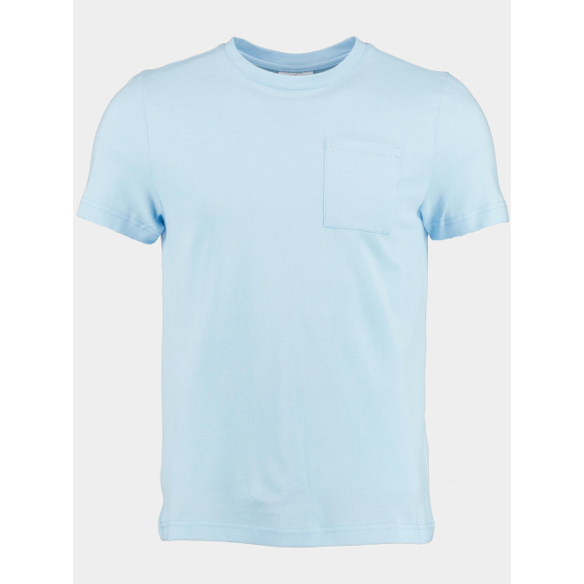 Bos Bright Blue T-shirt korte mouw cooper t-shirt pique 23108co54bo/210 l.blue 173501 large
