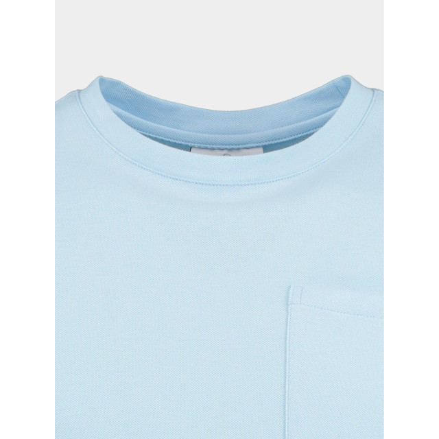Bos Bright Blue T-shirt korte mouw cooper t-shirt pique 23108co54bo/210 l.blue 173501 large