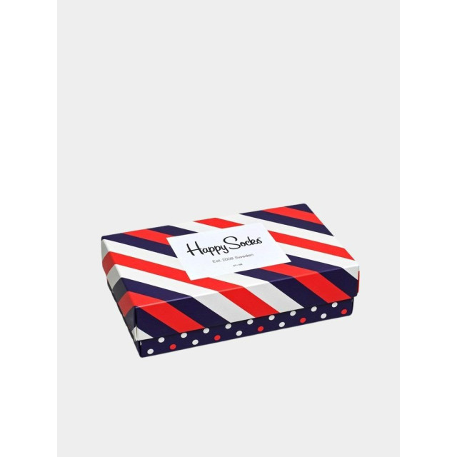 Happy Socks Cadeaubox sokken classic stripe gift box xstr08/6000 156721 large