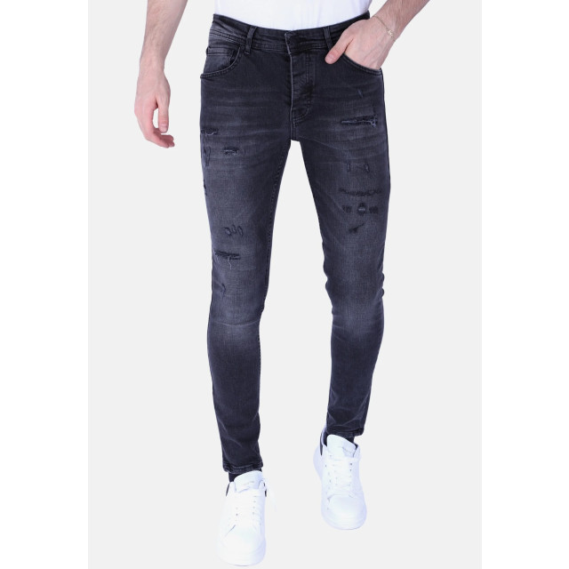 Local Fanatic Ripped jeans voor slim fit met stretch 1104 LF-DNM-1104 large