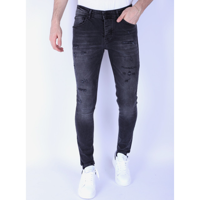 Local Fanatic Ripped jeans voor slim fit met stretch 1104 LF-DNM-1104 large