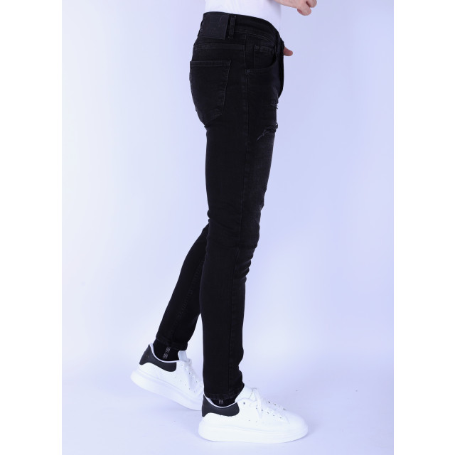 Local Fanatic Slimfit jeans met stretch met gaten LF-DNM-1106 large