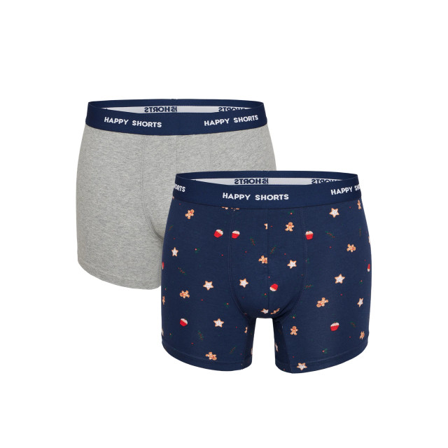 Happy Shorts 2-pack kerst boxershorts heren koekjes HS-J-927 large