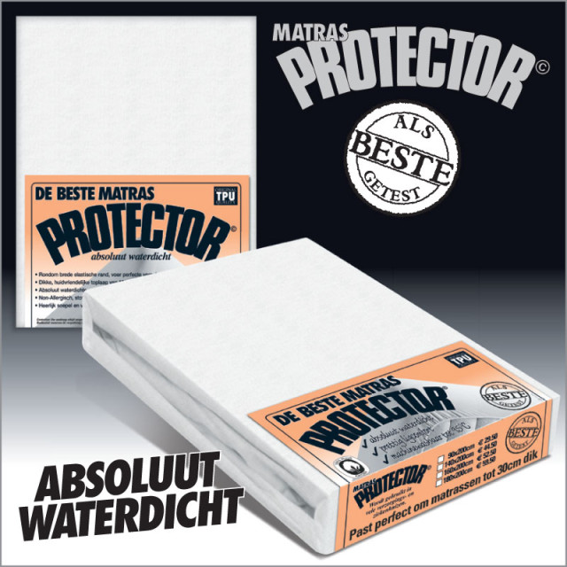Protector Waterdichte matrashoeslaken| matrasbeschermhoes 2456696 large