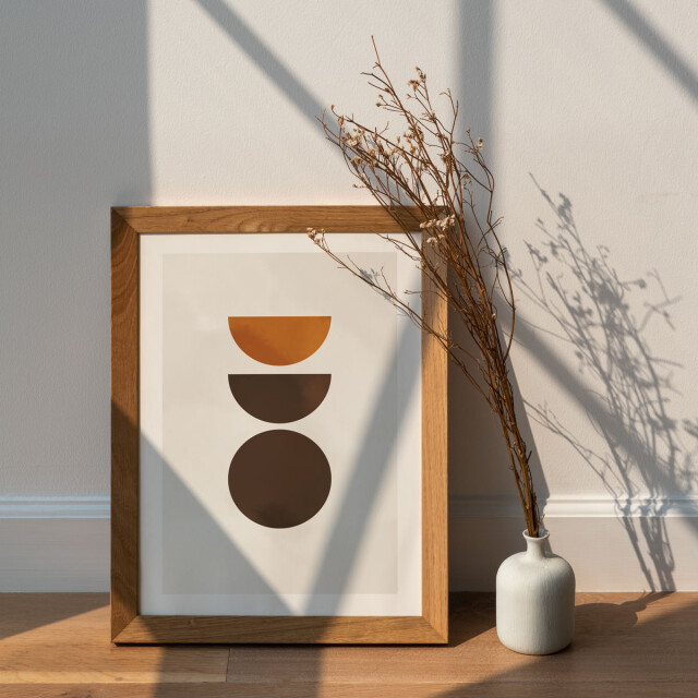 HomeDeco Set van 4 unieke a4 prints minimal japandi 2418674 large