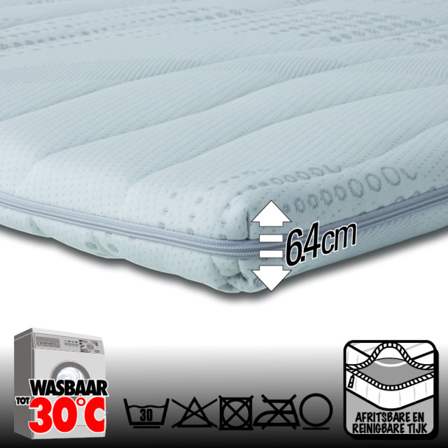 Comforter Nasa-visco-traagschuim topmatras 80x210cm 2842810 large