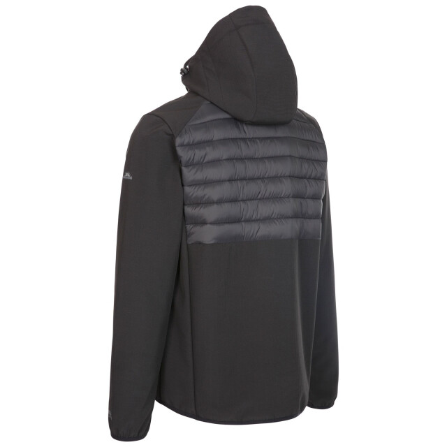 Trespass Heren lenek soft shell jas UTTP5648_black large