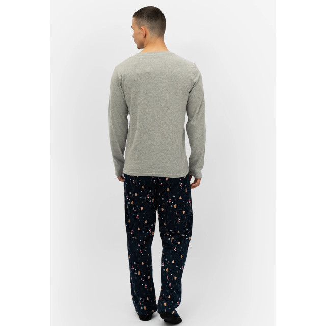 Happy Shorts Heren kerst pyjama set shirt + pyjamabroek giftbox HS-537 large