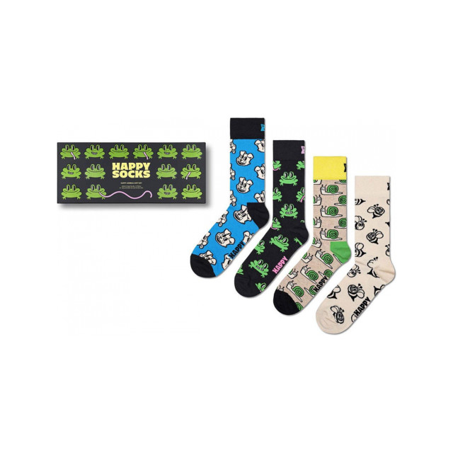 Happy Socks Giftbox 4p sokken happy animals multi P000321 large