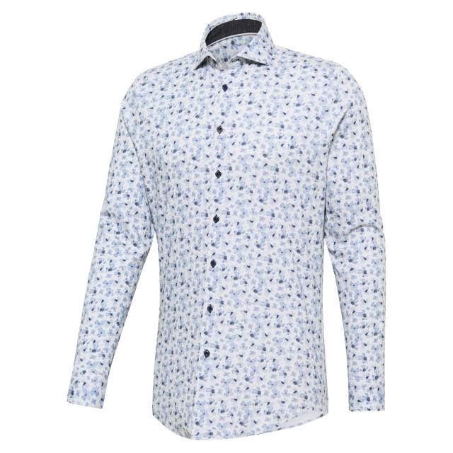 Blue Industry Overhemd jersey, bloemen motief 2726.22 large