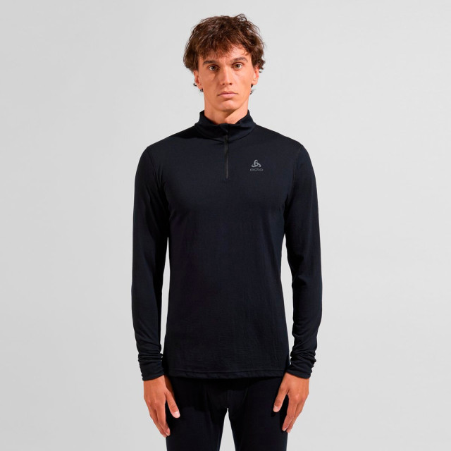 Odlo Bl top turtle neck l/s half zip merino 2 111502 large