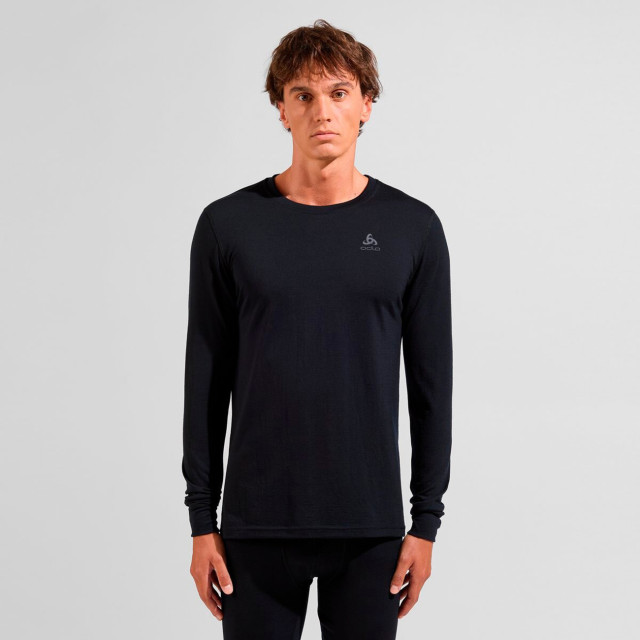 Odlo Bl top crew neck l/s merino 200 111602 large