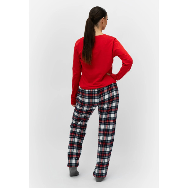 By Louise Dames pyjama set met flanellen pyjamabroek BL-225-02 large