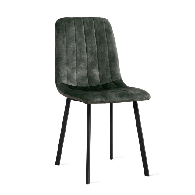 Multifurn 2x eetkamerstoel minsk fluweel groen 2409636 large