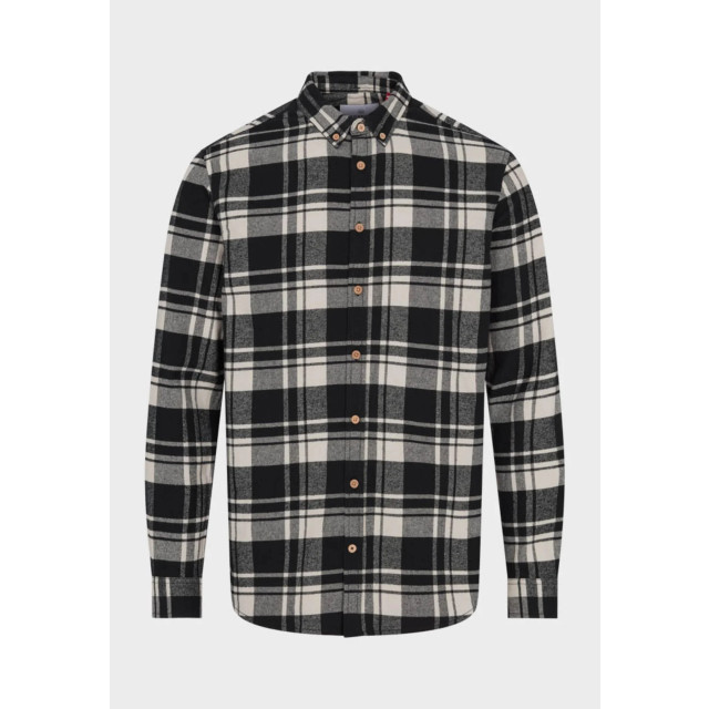 Kronstadt Flanel check shirt ks4185 black/white KS4185 large