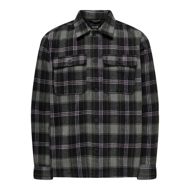 Only & Sons Onsash ovr check ls shirt 5309.29.0110 large