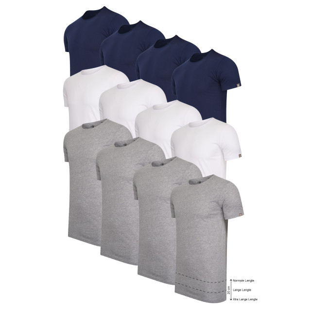 Cappuccino Italia 12-pack voordeelpakket t-shirts CAP-12P-O-MIX-XXL large