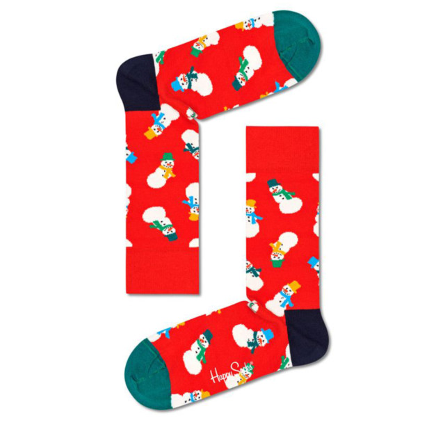 Happy Socks 2-pack snowman soc gift box unisex XSNO02-4300 large
