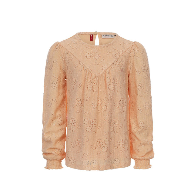 Looxs Revolution Lace top abricot voor meisjes in de kleur 2401-7107-404 large