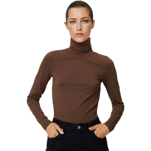 Moss Copenhagen Mscholivie r ls top brown 16990-cocoa large