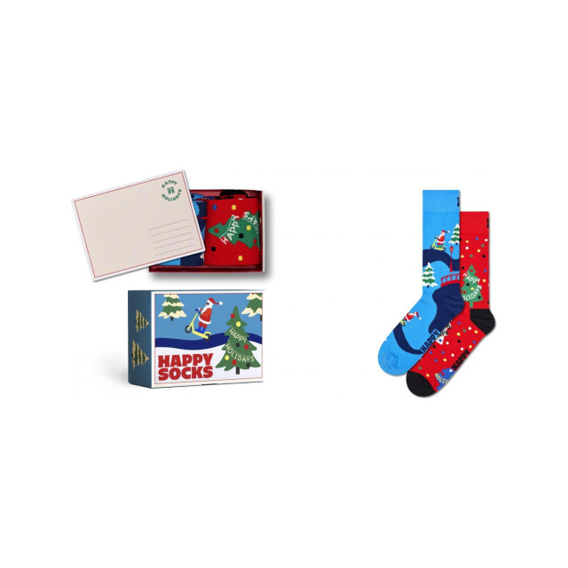 Happy Socks P000325 2-pack happy holidays socks gift set HS P000325 large