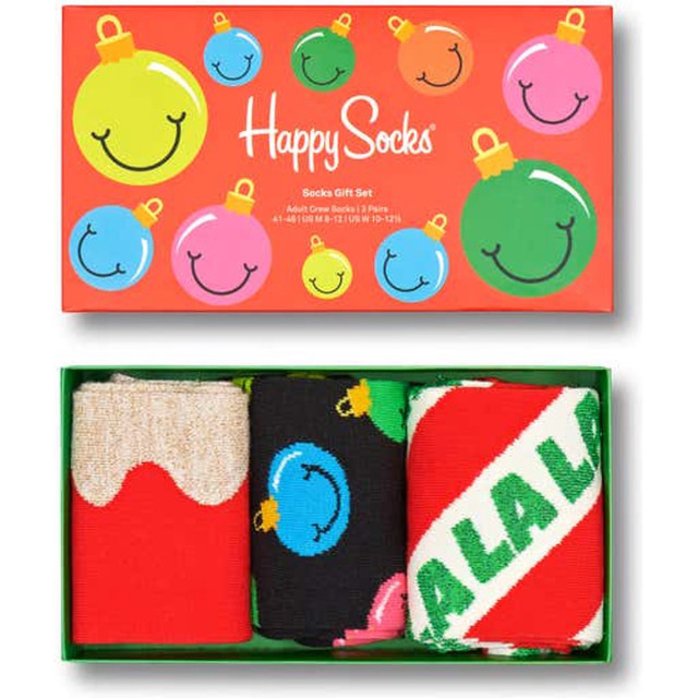 Happy Socks Time for holiday 3-pack gift box XTFH08-4300-41-46 large