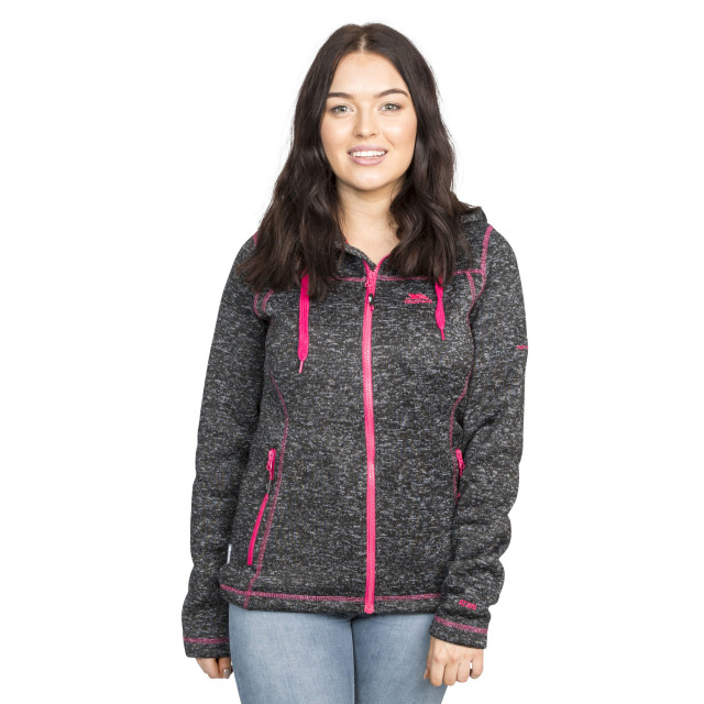 Trespass Dames odella fleece jas UTTP4127_blackmarl large