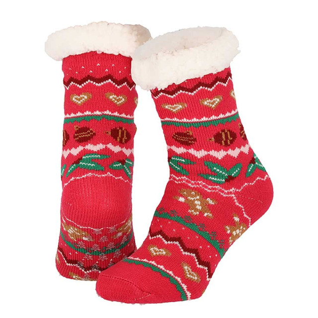 Apollo Dames home socks kerst huissokken kerstsokken  large