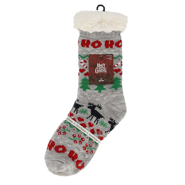 Apollo Dames home socks kerst huissokken kerstsokken  large